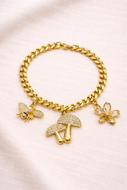 Pulsera Golden Flora
