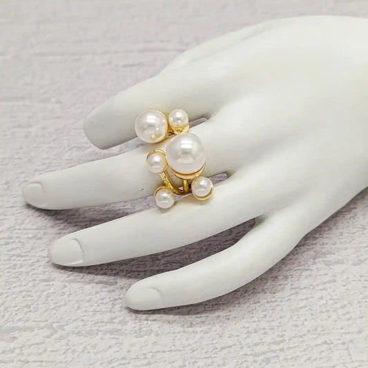 ANILLO CON PERLAS CULTIVADAS