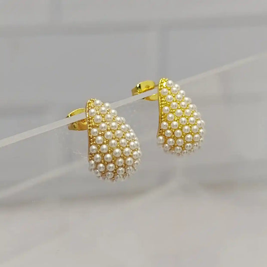 ARETE TIPO GOTA CON MICROPERLAS