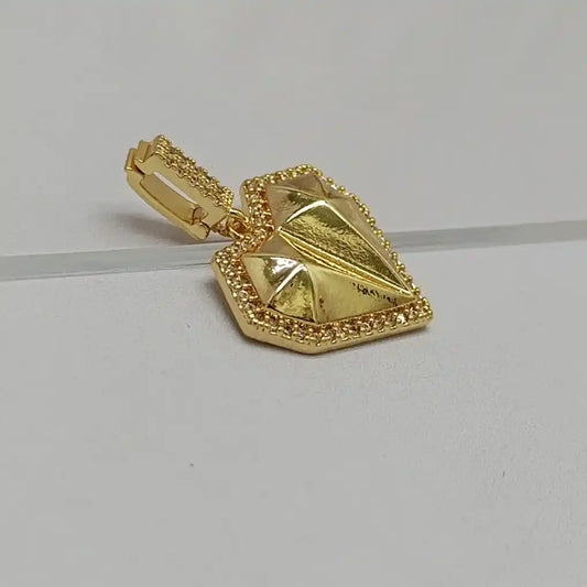 DIJE CORAZÓN CIRCONITA CÚBICA