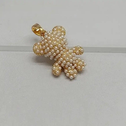 DIJE OSO CON MICROPERLAS