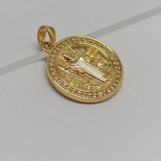 DIJE MEDALLA SAN BENITO
