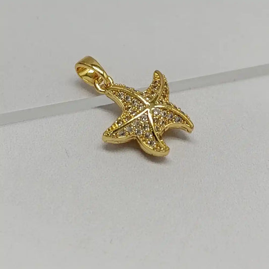 DIJE ESTRELLA DE MAR CON MICROCIRCONES